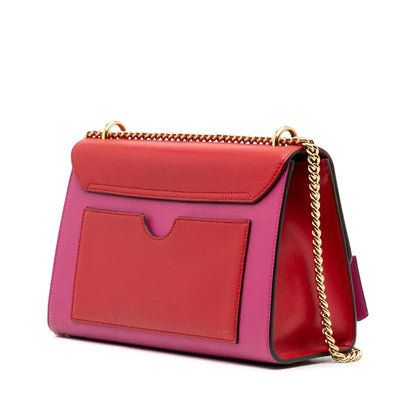 Gucci Medium Bicolor Leather Padlock Shoulder Bag