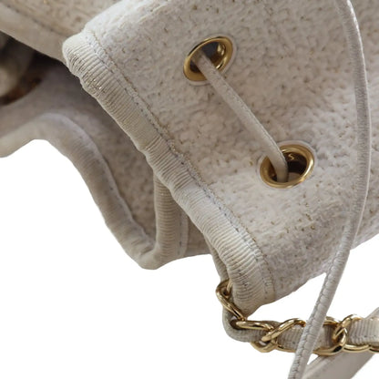 Chanel Small Tweed Deauville Drawstring Bucket Bag