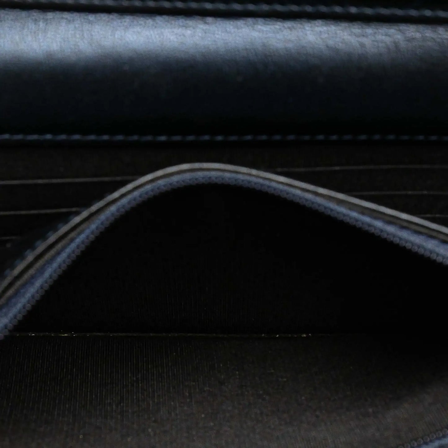 Chanel Calfskin Double Stitch Boy Wallet On Chain