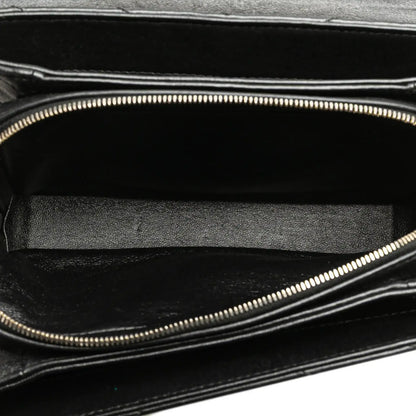Chanel Small Chevron Lambskin Stitched Envelope Flap