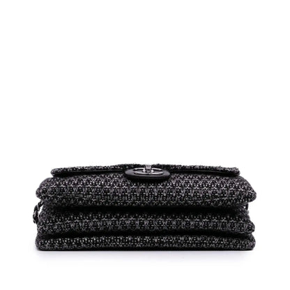 Chanel Large Tweed and Sequin Icons 3 Accordion Flap