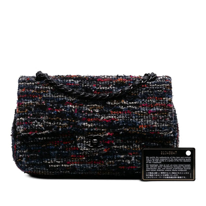 Chanel Medium Classic Tweed Double Flap