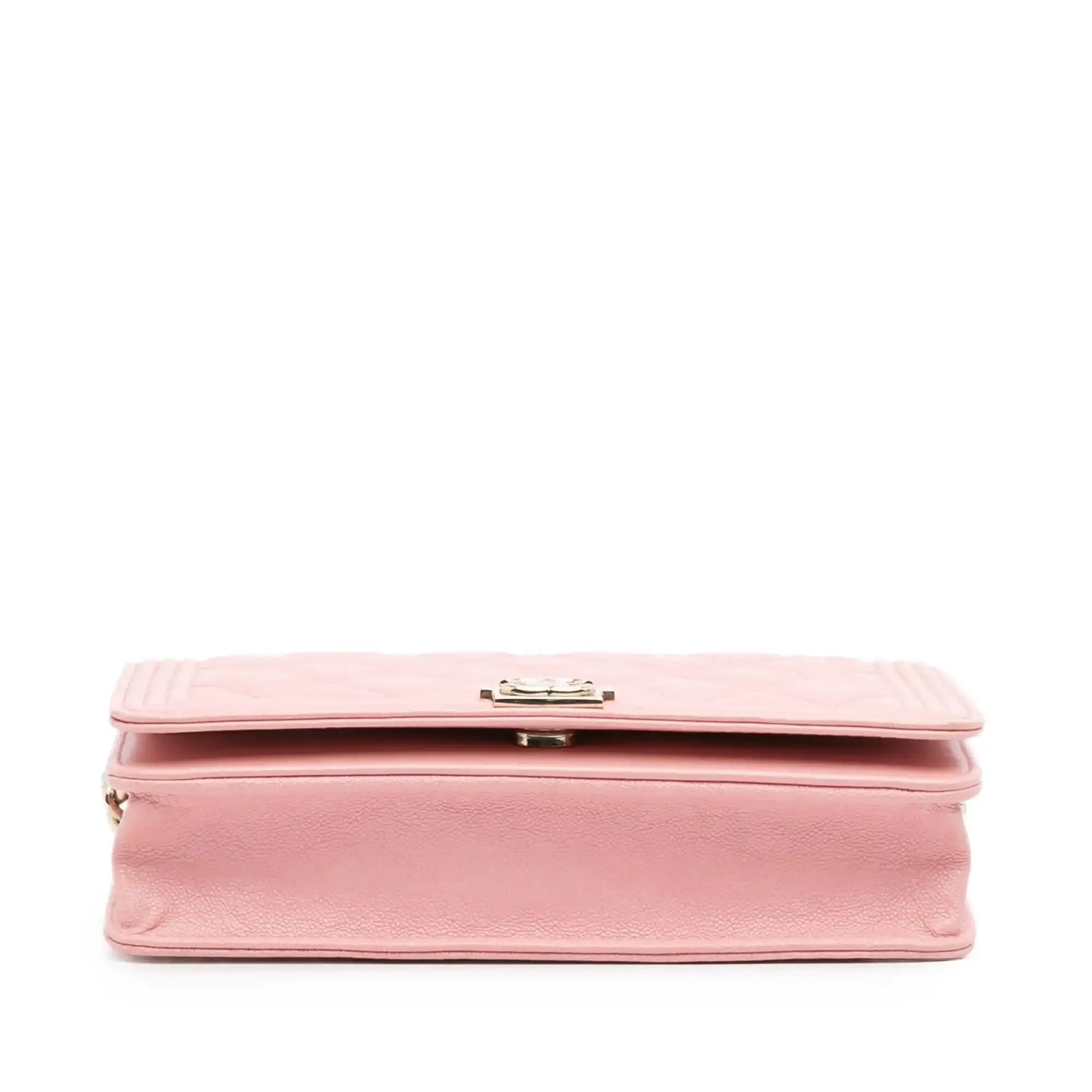 Chanel Quilted Caviar Boy Wallet on Chain