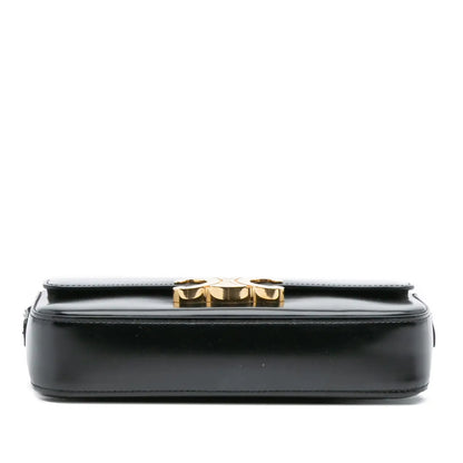Celine Shiny Calfskin Claude Shoulder Bag