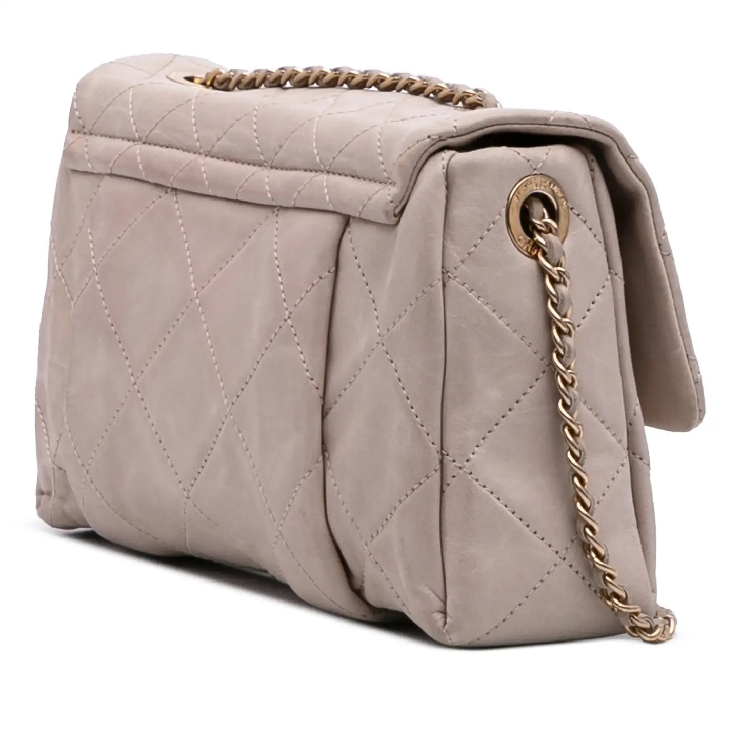 Chanel Small Aged Calfskin Chic Quilt Flap