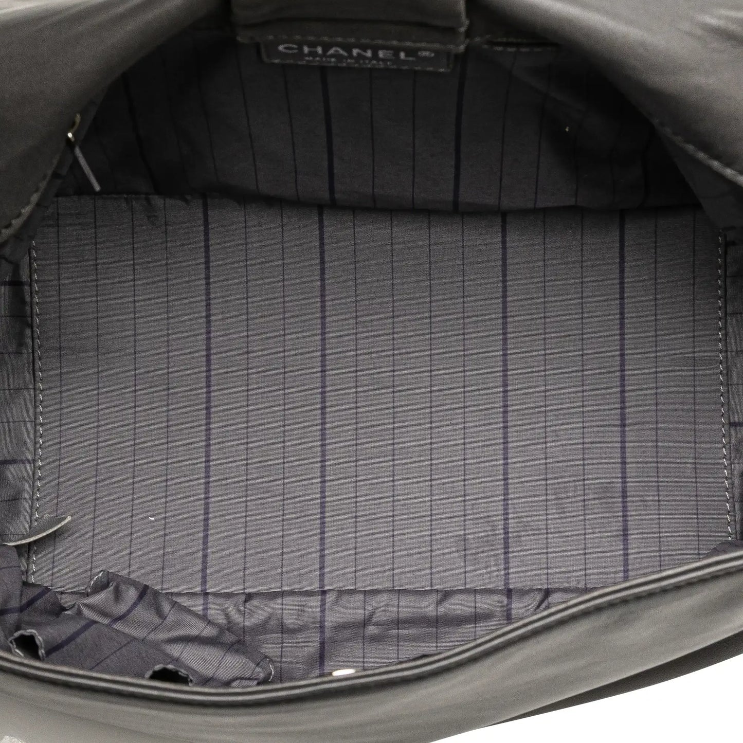 Chanel Lambskin Studded CC Accordion Flap