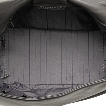 Chanel Lambskin Studded CC Accordion Flap