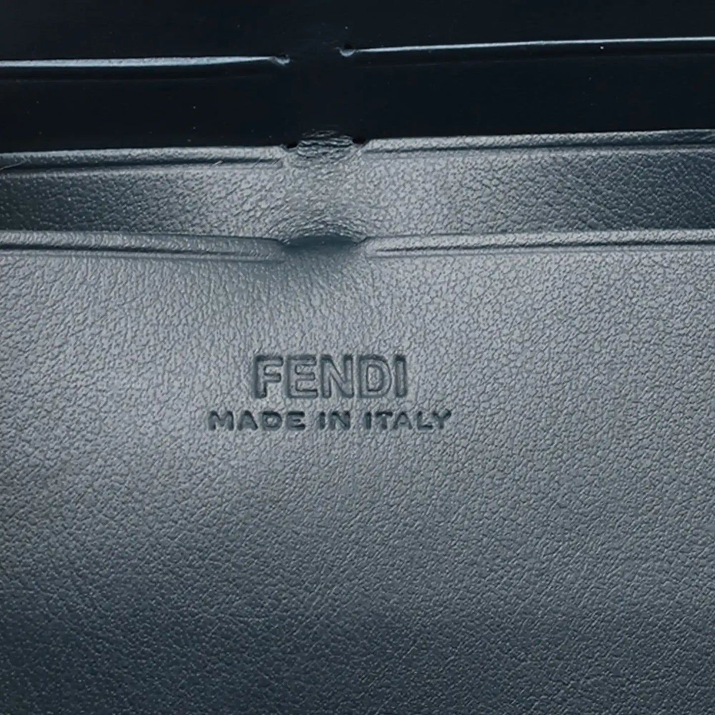 Fendi Studded Leather Soft Trunk Baguette Satchel