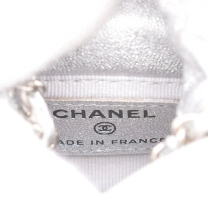 Chanel Mini Quilted Metallic Caviar Drawstring Bucket Bag