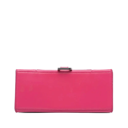 Balenciaga Small Shiny Box Calfskin Hourglass Satchel