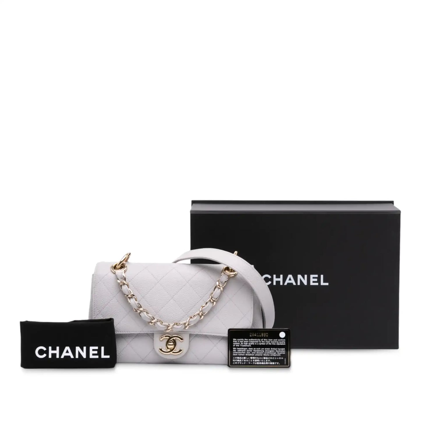 Chanel Small Stitched Caviar City Walk Flap