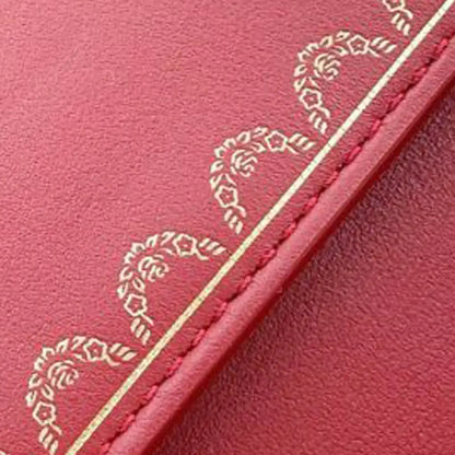 Cartier Smooth Calfskin Guirlande De Cartier Top Handle Bag