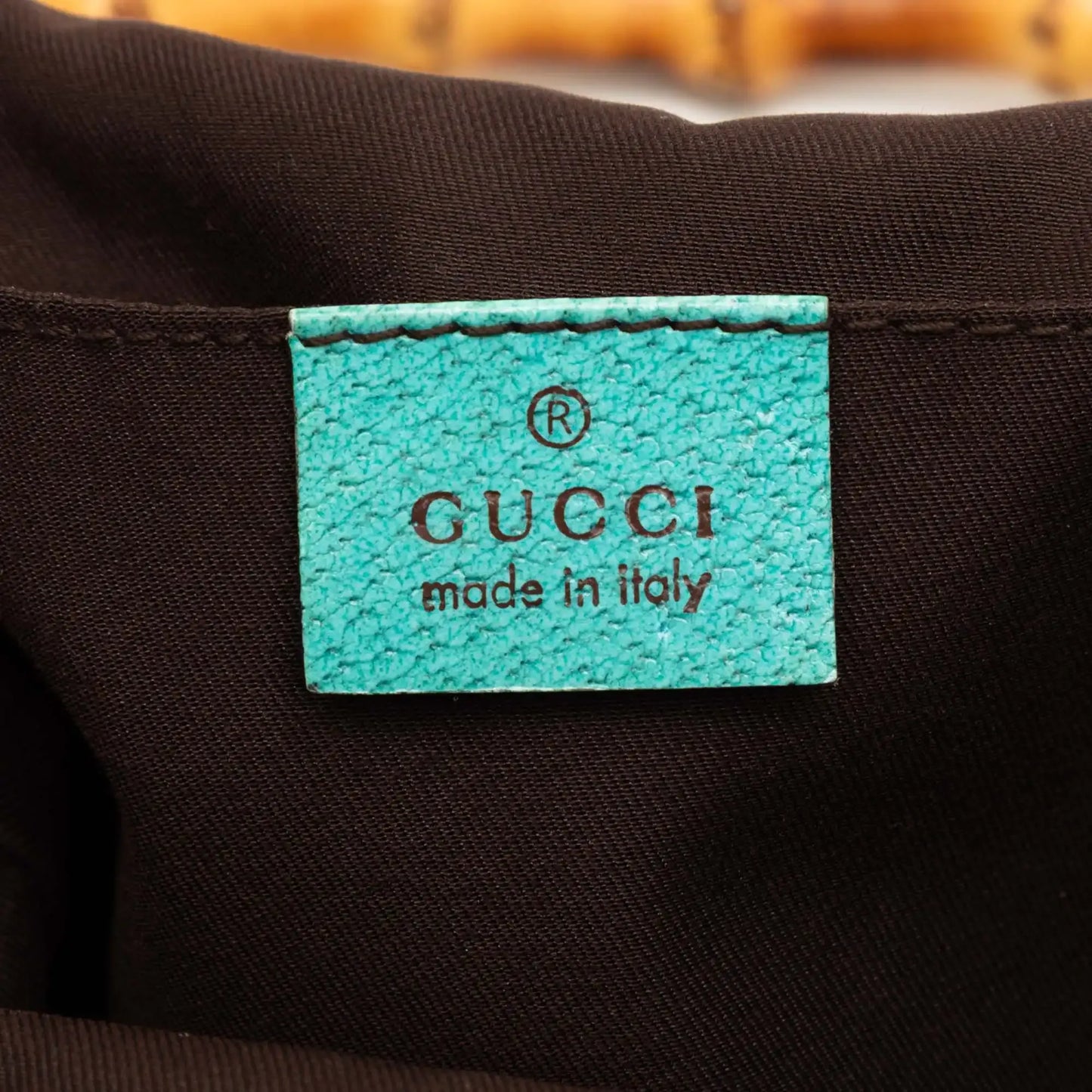 Gucci Studded GG Canvas Bamboo Hobo