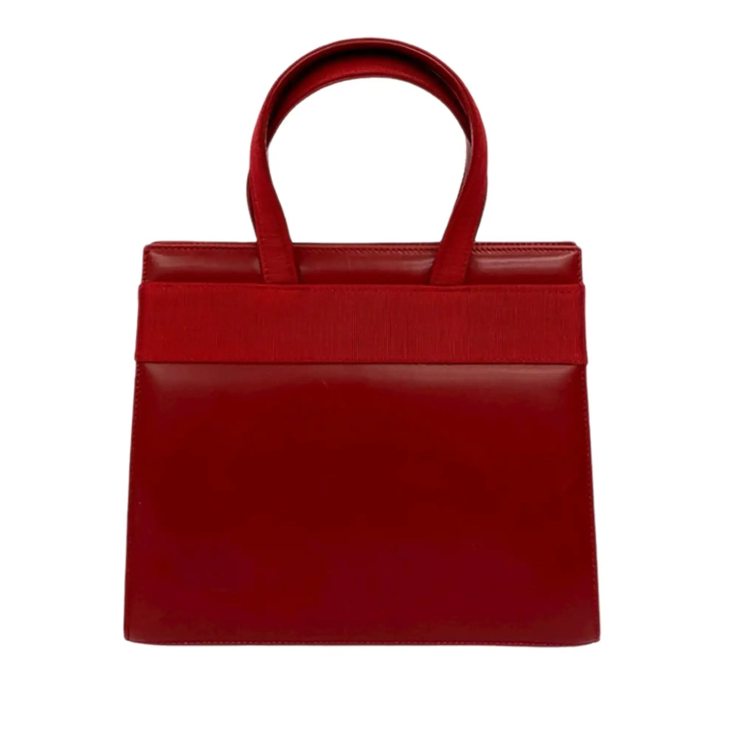 Ferragamo Leather Vara Bow Satchel