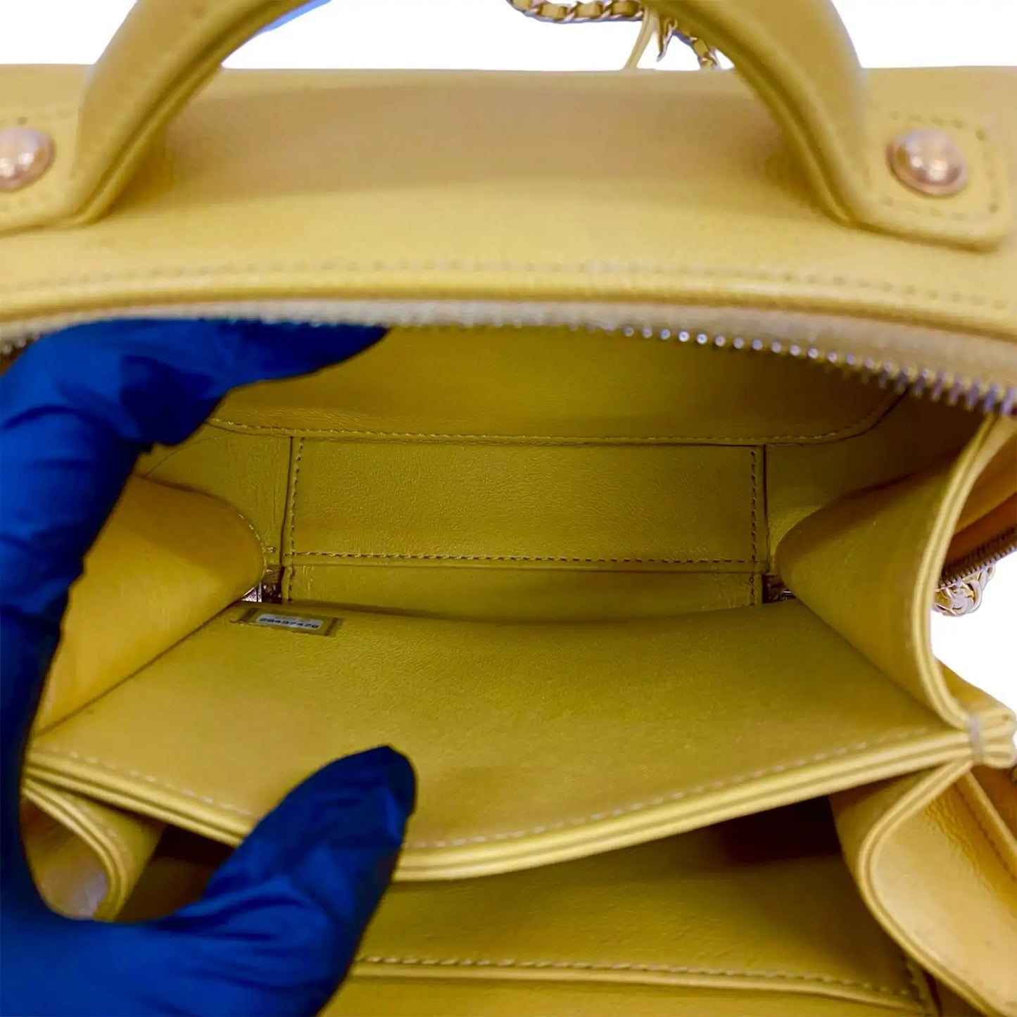 Chanel Small Caviar CC Filigree Vanity Bag