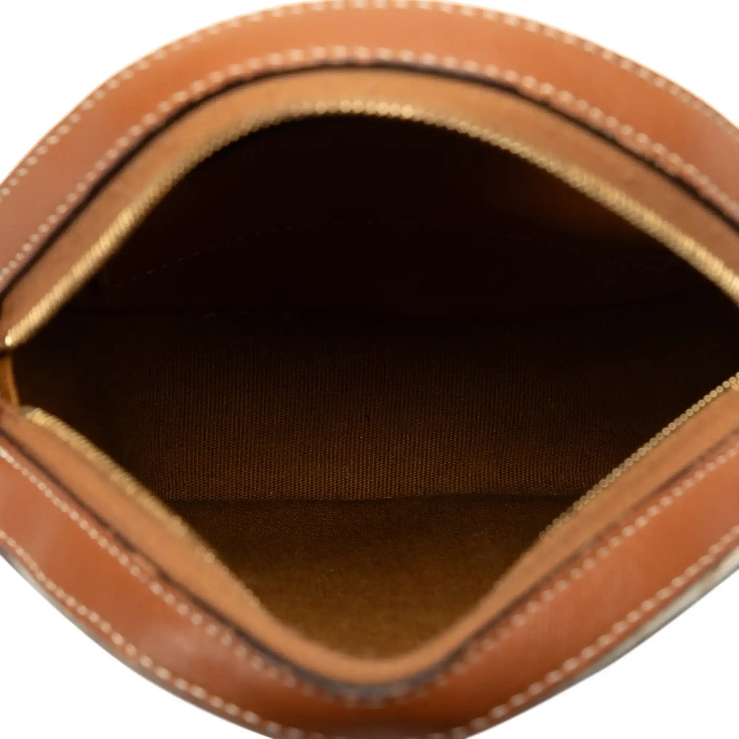 Celine Triomphe Coated Canvas Round Purse on Strap
