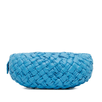 Bottega Veneta Paper Calfskin Intrecciato Banana Hobo Bag