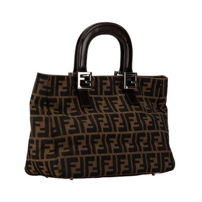 Fendi Small Zucca Canvas Twins Tote