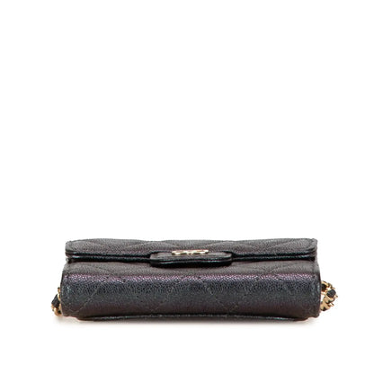 Chanel Small Iridescent Caviar Single Flap