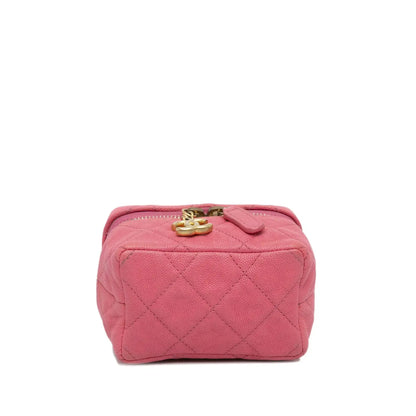 Chanel Micro Caviar Chain Vanity Bag