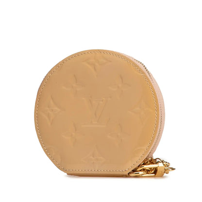 Louis Vuitton Monogram Vernis Round Coin Pouch