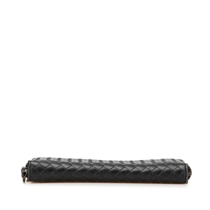 Bottega Veneta Nappa Intrecciato Zip Around Long Wallet