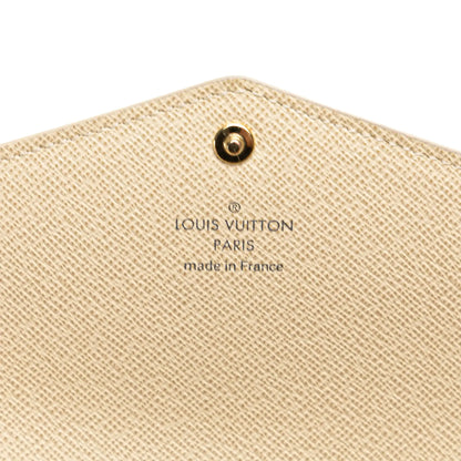 Louis Vuitton Damier Azur Sarah Long Wallet