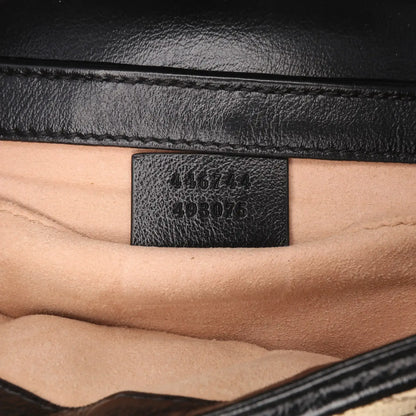 Gucci Mini GG Marmont Matelasse Canvas Flap Crossbody