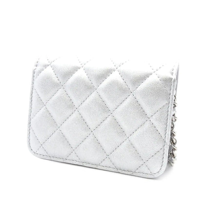 Chanel Metallic Lambskin Crystal Star Chain Belt Bag