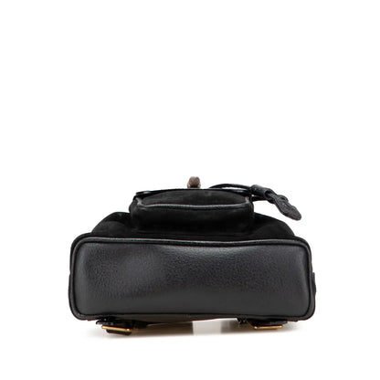 Gucci Suede Bamboo Backpack