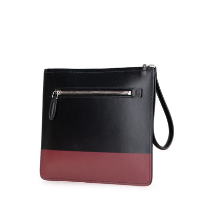 Ferragamo Leather Gancini Clutch