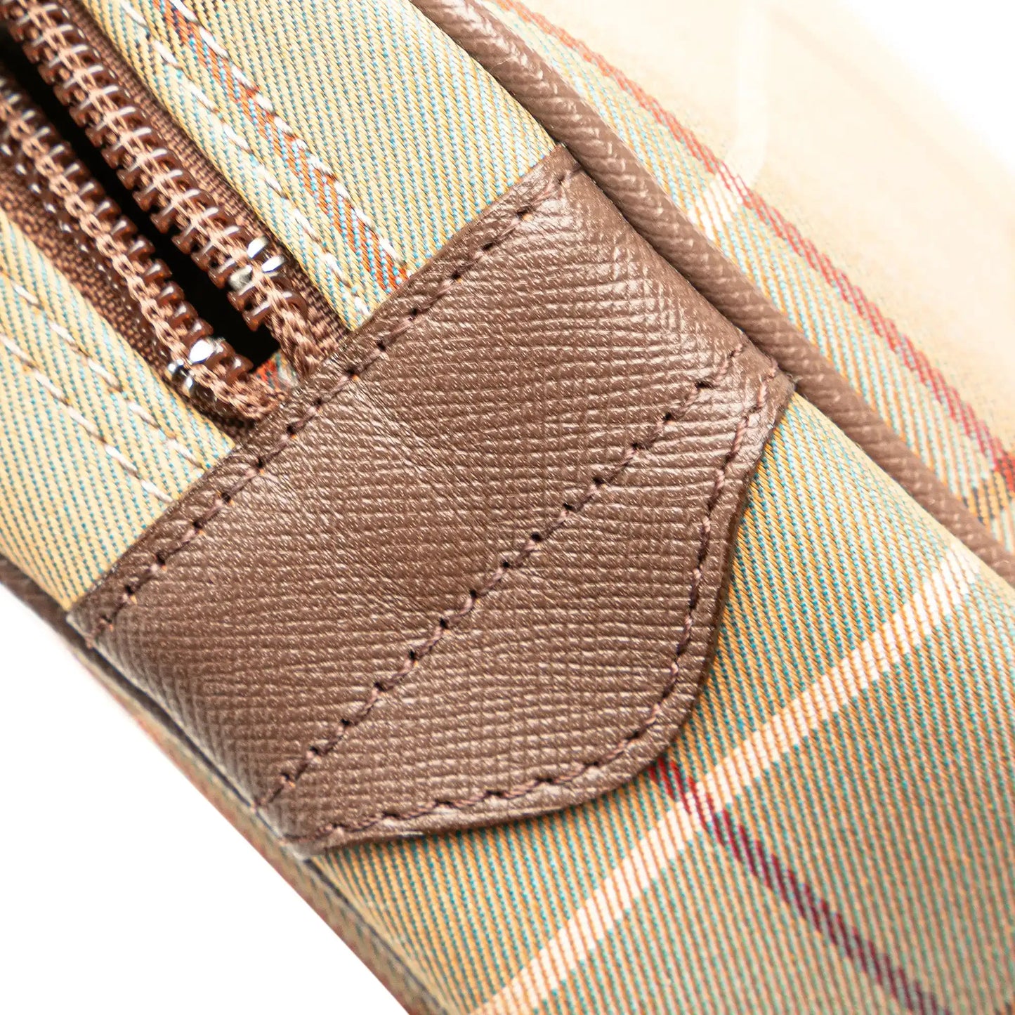 Burberry Vintage Check Canvas Clutch