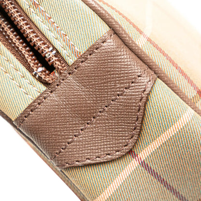 Burberry Vintage Check Canvas Clutch