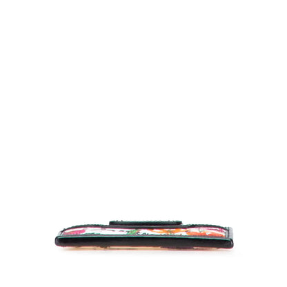 Gucci Balenciaga The Hacker Project Flora Calfskin and Canvas Neo Classic Card Case