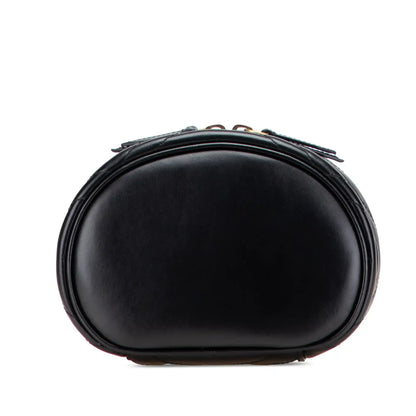 Gucci Mini GG Marmont Round Leather Vanity Bag