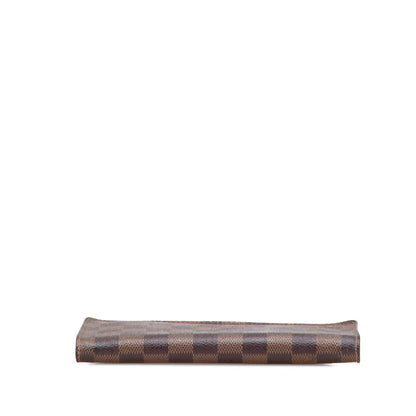 Louis Vuitton Damier Ebene Porte Monnaie Zippy Long Wallet