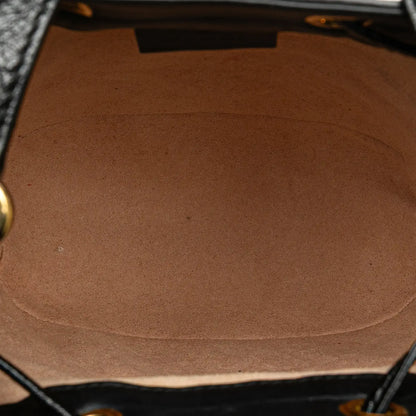 Gucci Mini Suede and Patent Web Ophidia Bucket Bag