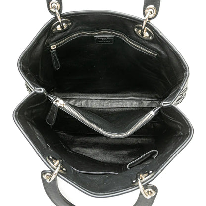 Dior Woven Lambskin Lady Dior Avenue Tote