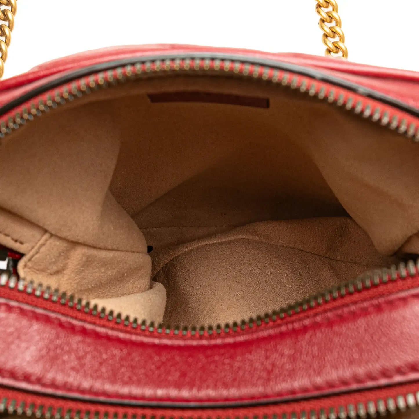 Gucci GG Marmont Matelasse Leather Double Zip Crossbody