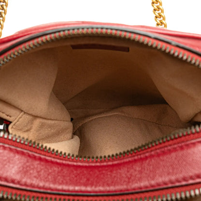 Gucci GG Marmont Matelasse Leather Double Zip Crossbody