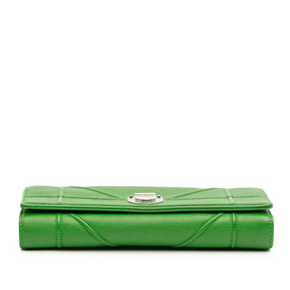 Dior Grained Calfskin Diorama Croisiere Wallet on Chain