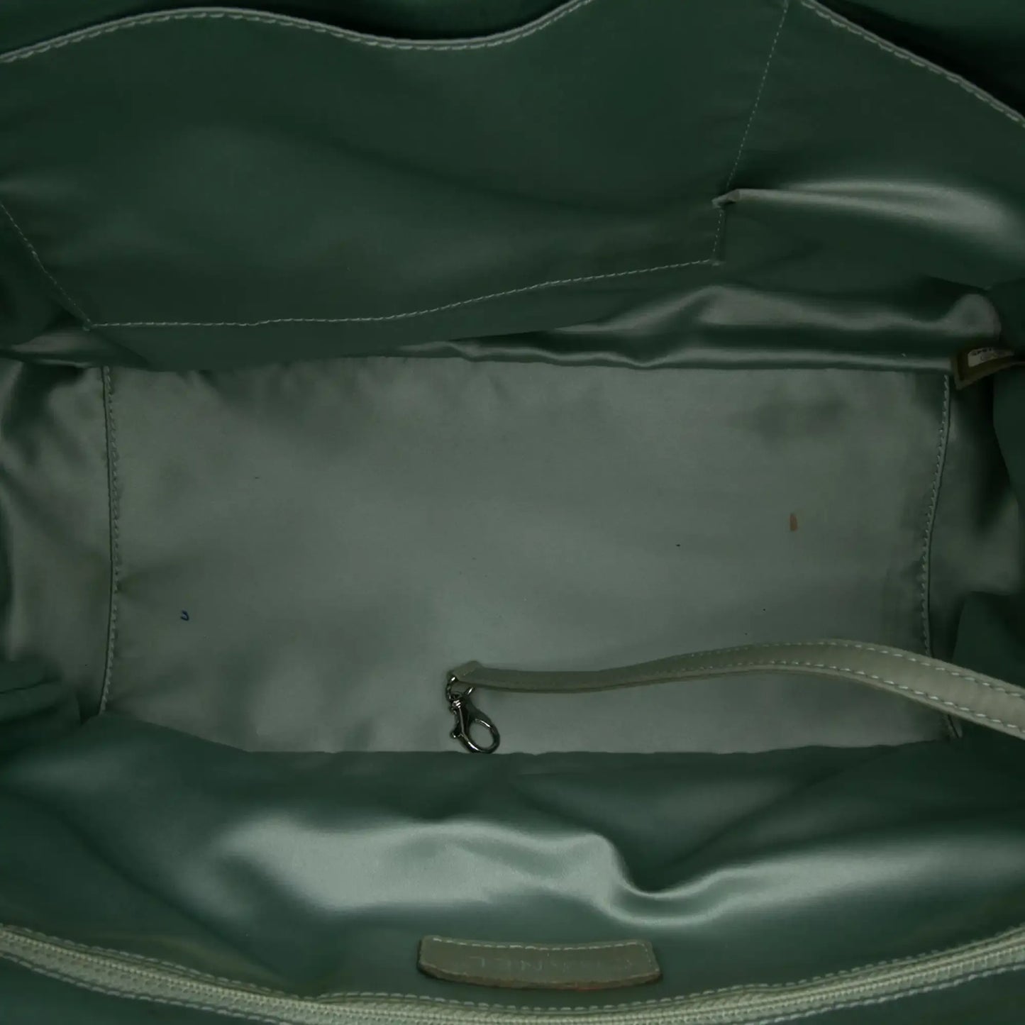 Chanel Large Bicolor Quilted Canvas Paris Biarritz Tote