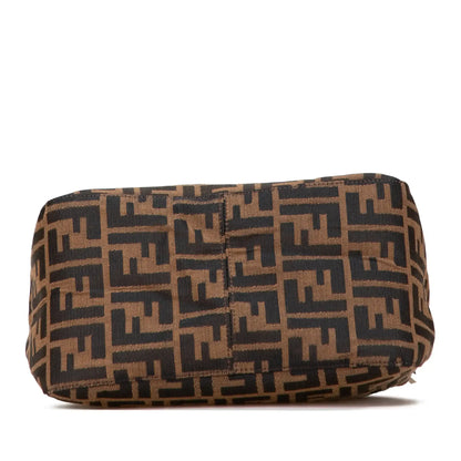 Fendi Zucca Canvas Double Flap Mamma