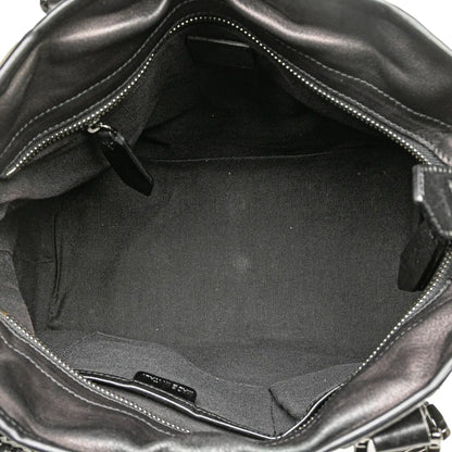 Burberry Mega Check Canvas Lowry Satchel