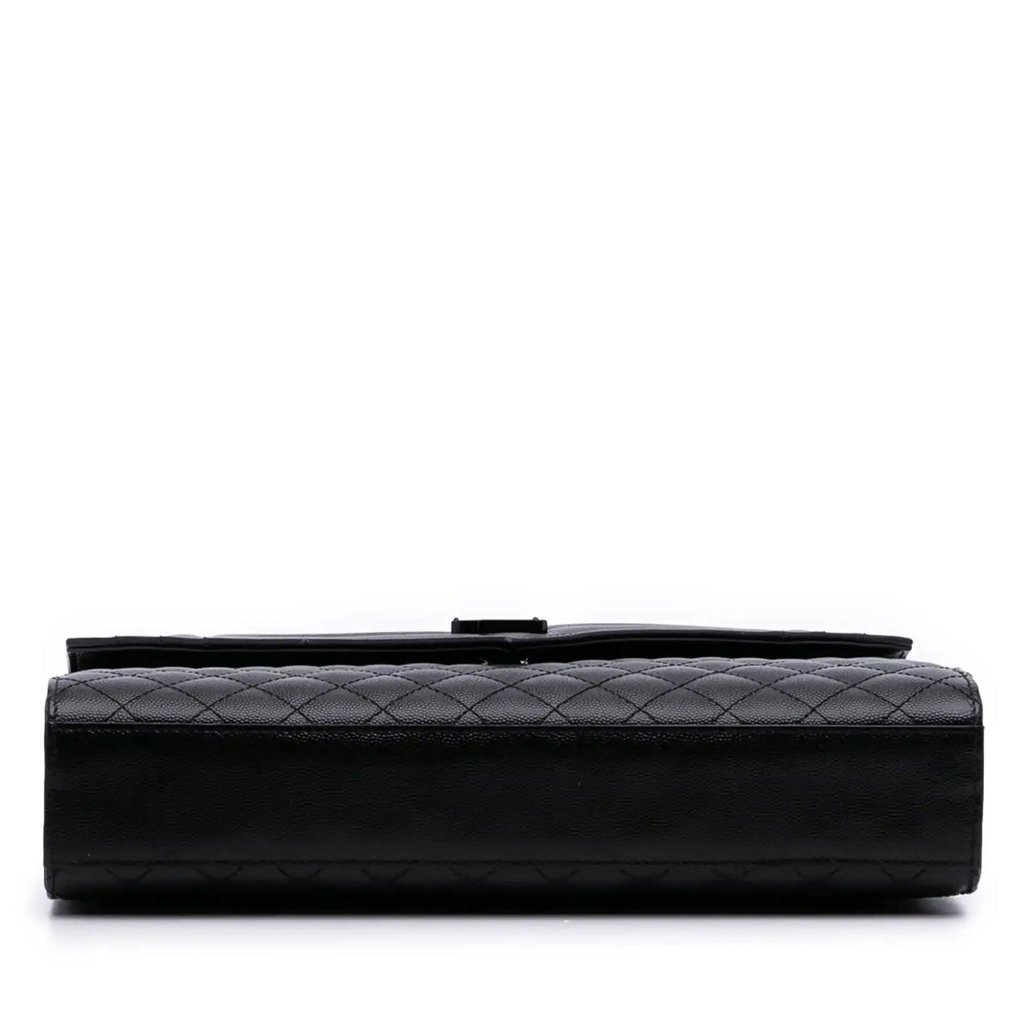 Saint Laurent Large Grain De Poudre Triquilt Monogram Envelope Bag