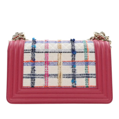 Chanel Small Tweed and Lambskin Boy Flap