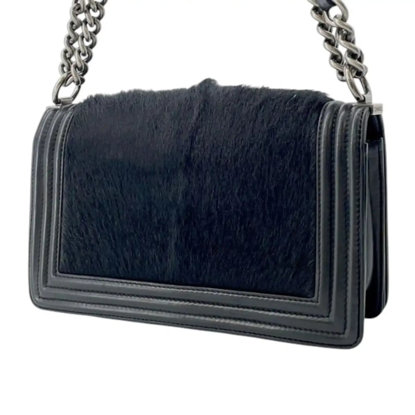 Chanel Old Medium Fur Boy Flap