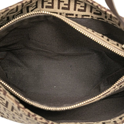 Fendi Zucchino Canvas Shoulder Bag
