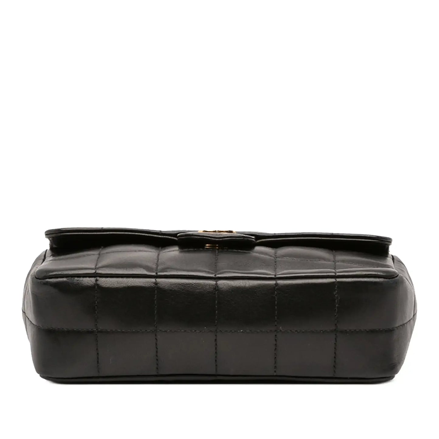 Chanel Mini Lambskin Chocolate Bar Camellia Flap