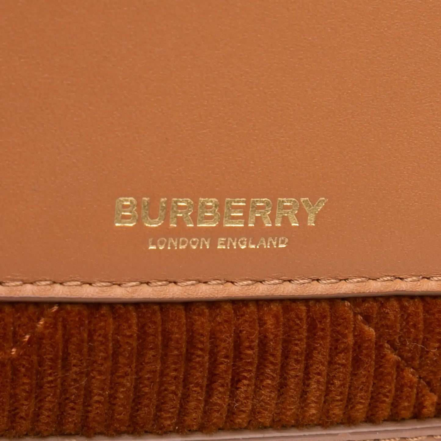 Burberry Micro Corduroy Olympia Shoulder Bag